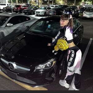 Feel The Heat Women's Black & Pink Track Joggers